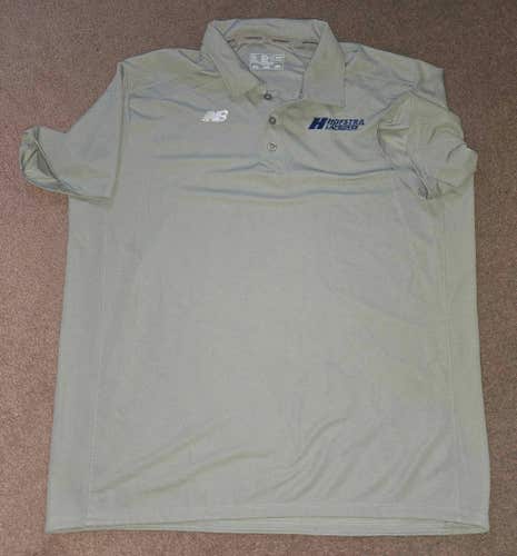 Hofstra University Pride Lacrosse Team Issued New Balance Polo Shirt XL