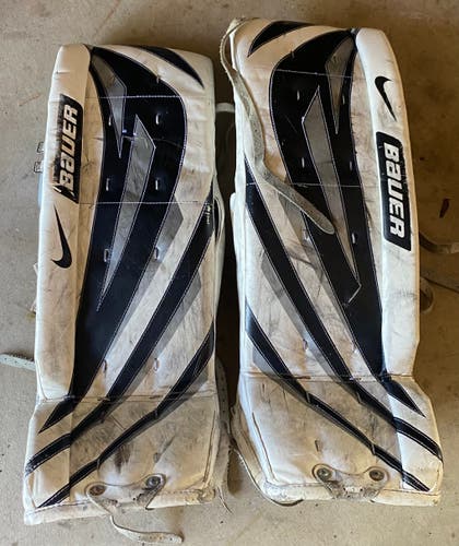 Used 34" Bauer Supreme One55 Goalie Leg Pads