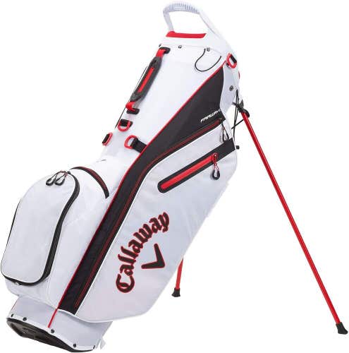 New Callaway Golf Fairway C Bag stand double strap white  OptiFit lightweight