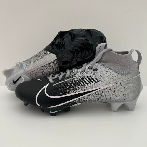 (Size 10) Nike Vapor Edge Pro 360 2 'Silver Black' Lacrosse/Football Cleats