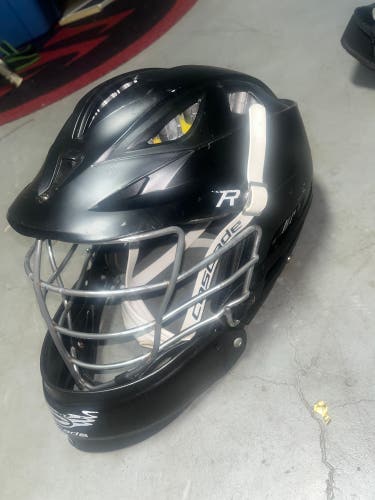 Used Flat Black Goalie Helmet Cascade R