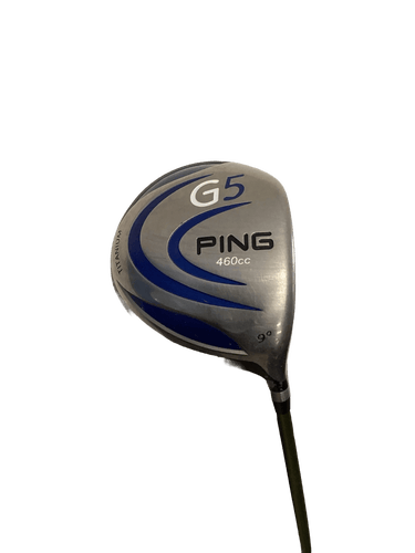 Used Ping G5 460cc 9.0 Degree Regular Flex Graphite Shaft Drivers