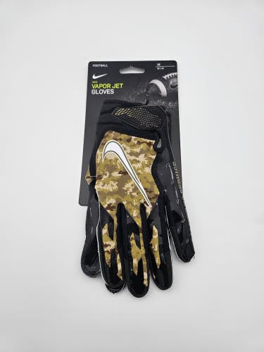 Nike Vapor Jet 6.0 NFL Salute to Service Football Gloves Men's Size Medium