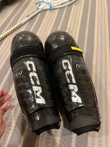 Ccm As1 Hockey Shin Pads From Collegiate Player