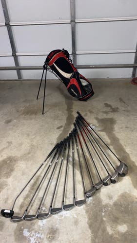Used Men's  Right Handed Regular Flex 12 Pieces Clubs (Full Set)