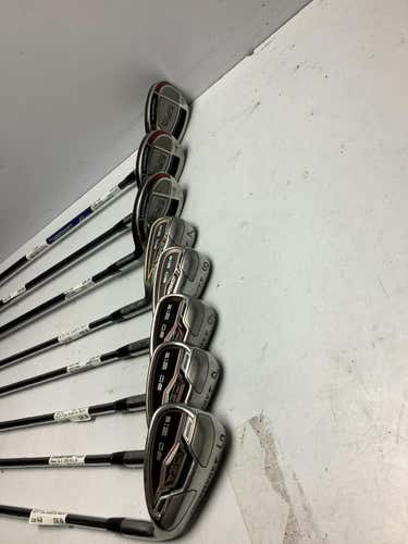 Used Adams Golf Idea A12 Os 4i-gw Aw Stiff Flex Graphite Shaft Iron Sets