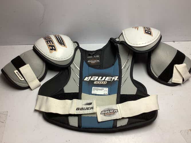 Used Bauer 300 Lg Hockey Shoulder Pads