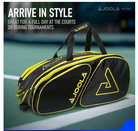 NWT JOOLA Tour Elite Pickleball Bag Backpack Duffle 4+ Paddles Insulated Pockets