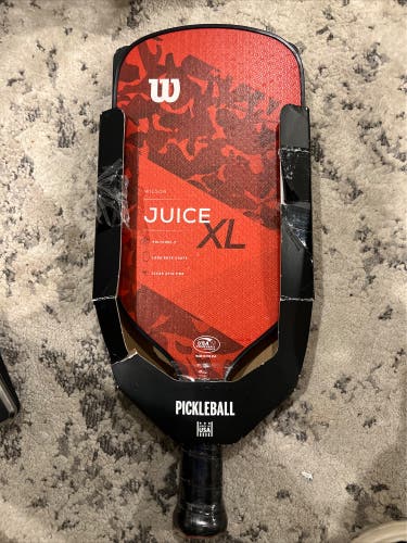 NWT Wilson Juice XL Camo Red Pickleball Paddle Long Body Extended PolyCore
