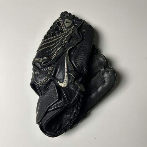 Nike Air Athena N1 Lock Baseball Glove Mitt Black Leather Infield 12" RHT