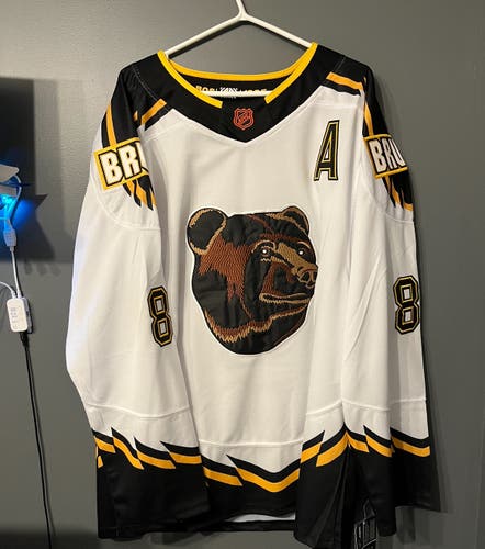 David Pastrnak Boston Bruins Reverse Retro Adidas Jersey