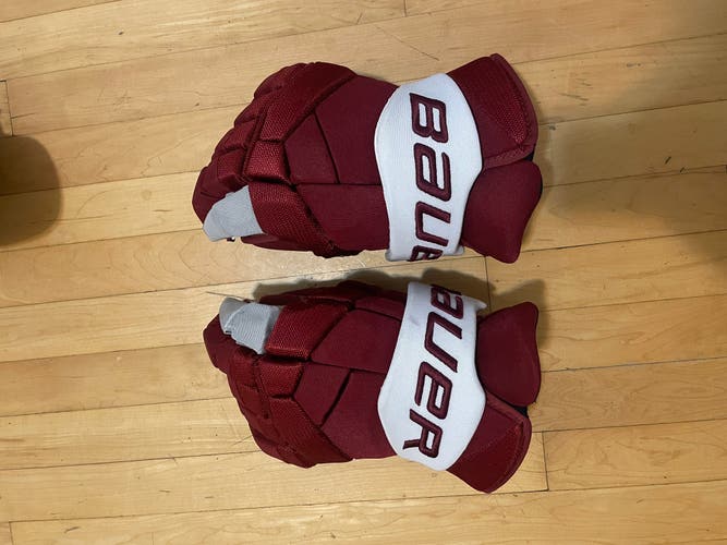 Used  Bauer 14" Pro Stock Supreme 2S Pro Gloves