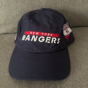 Tim Gettinger 42 New York Rangers Fanatics Authentic Pro Locker Room HAT Player Team Issue