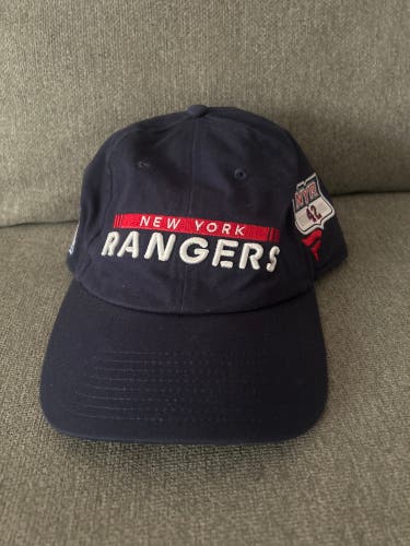 Tim Gettinger 42 New York Rangers Fanatics Authentic Pro Locker Room HAT Player Team Issue