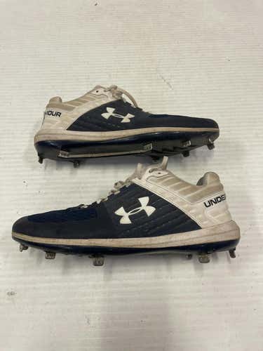 Used Under Armour Metal Cleat Senior 12.5 Baseball And Softball Cleats