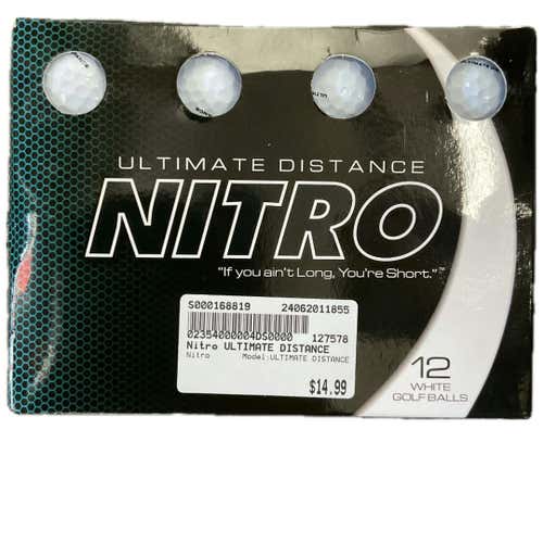 Used Nitro Ultimate Distance Golf Balls