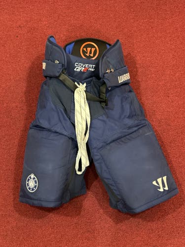Worcester Railers Used Warrior Pro Stock Covert QRE Pro Hockey Pants Item#PSLQP