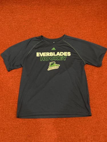 Florida Everblades New Large Men's Adidas T Shirt Item#PSFLETS
