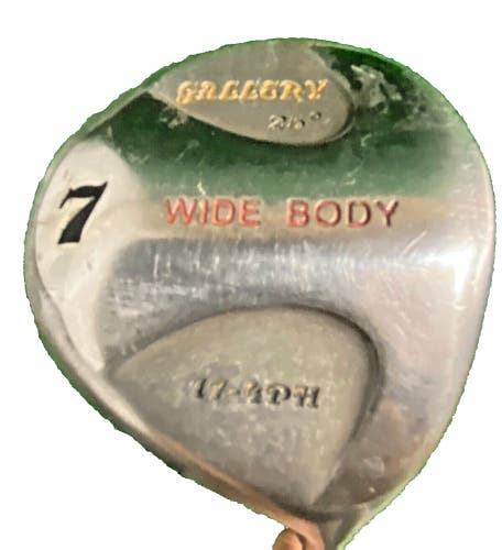 Gallery Wide Body 7 Wood 25* Oversize Grip Regular Graphite 42" Men's RH