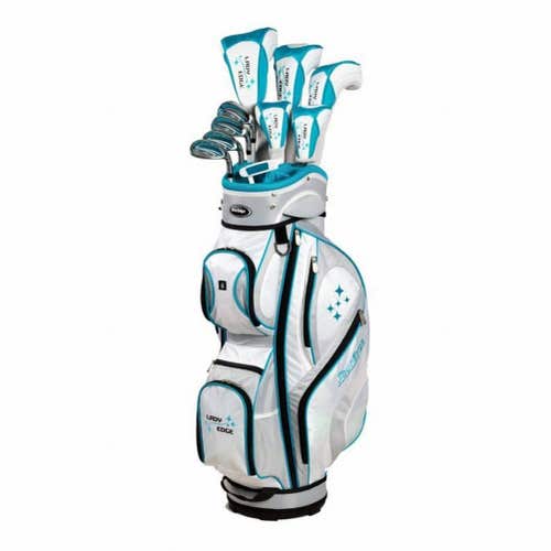 Tour Edge Lady Edge Complete Full Set (Turquoise/White, +1, LEFT) 2020 NEW