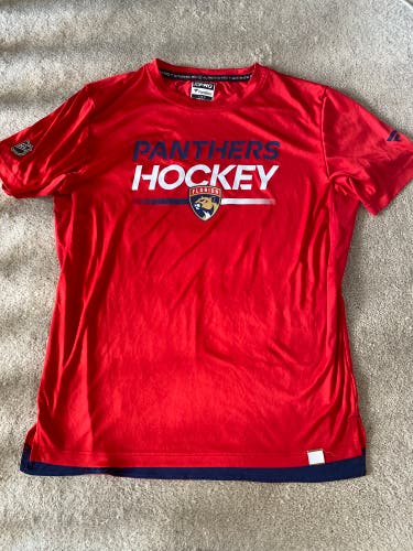 Florida Panthers Pro Stock NEW Short Sleeve Shirt