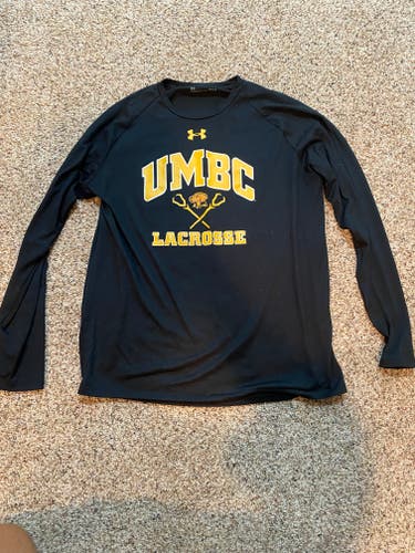 Black UMBC Lacrosse Long Sleeve Shirt