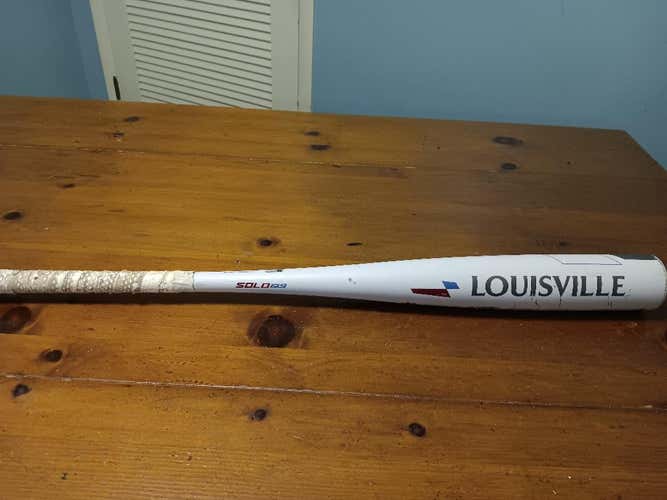 Used 2018 Louisville Slugger Solo BBCOR Certified Bat (-3) Alloy 29 oz 32"