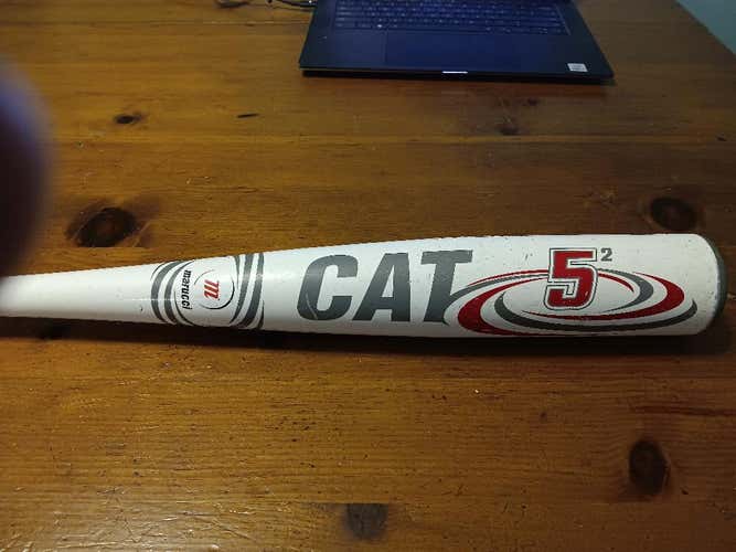 Used  Marucci CAT 5 BBCOR Baseball Bat 31 inch