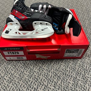 CCM Jetspeed FT670 size 1 regular width skate