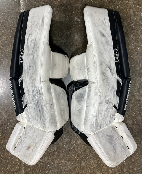 Used Junior Warrior Ritual G5 Goalie Leg Pads 28"+1