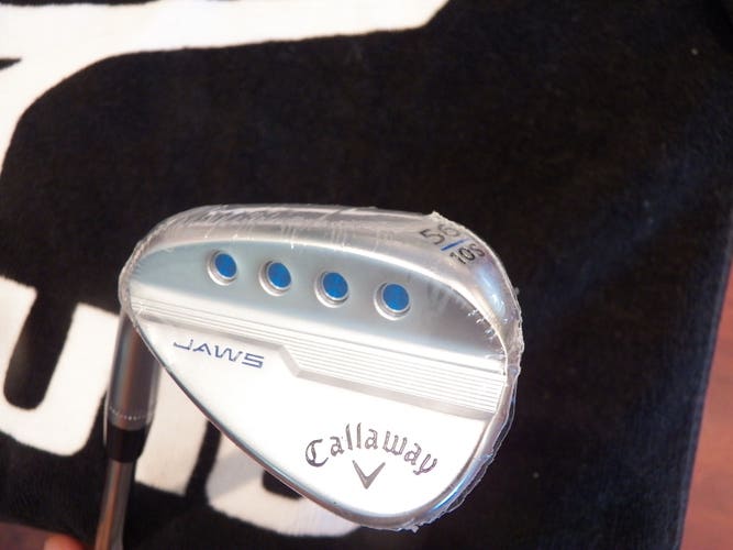 NEW LEFT HAND CALLAWAY JAWS MD5 56-10S GOLF SAND WEDGE STEEL DG SPINNER 115