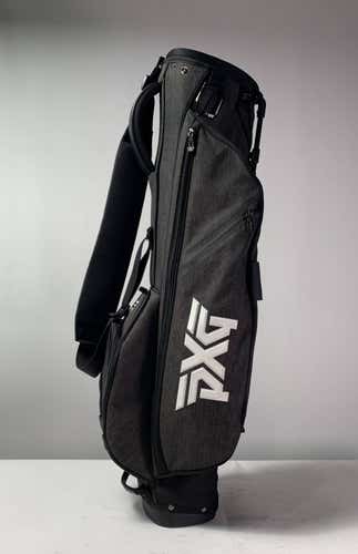 PXG Sunday Stand Bag Black 2-Way Divide Single Strap Golf Bag