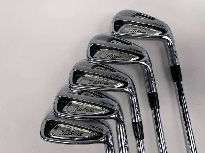 Titleist 714 AP2 Iron Set 5-9 Precision Rifle 6.0 Stiff RH Midsize Grips