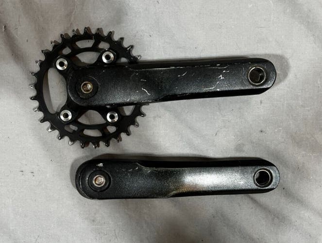 TK AF-38 170mm Black Aluminum Crankset 30-Tooth Steel Chainring Fast Shipping