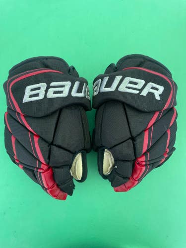 Used Ohio State Senior Bauer Vapor 1X Pro Lite Gloves 13"