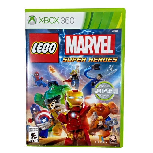 LEGO Marvel Super Heroes (Microsoft Xbox 360, 2013) - CIB - Tested