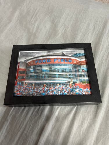 Vintage ford field picture with frame