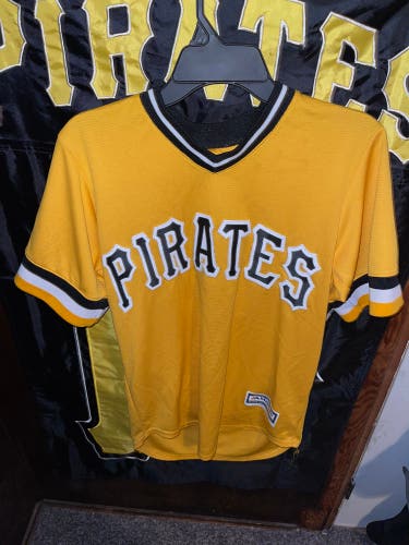 Majestic MLB Cool Base Pittsburgh Pirates Chris Archer Throwback Jersey Mens Small.