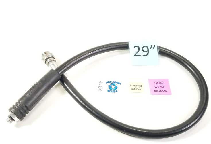 Standard Scuba 29" BC BCD Power Inflator Low Pressure LP Hose 29in. 3/8"   #4124