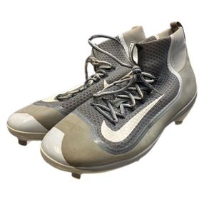 Used Nike 749359-011 BB/SB Cleats Grey Senior 16 11730-S000058248