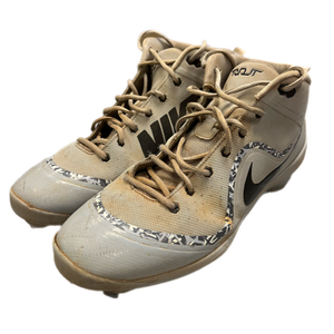 Used Nike 917920-002 BB/SB Cleats Grey Senior 13.5 11730-S000058247