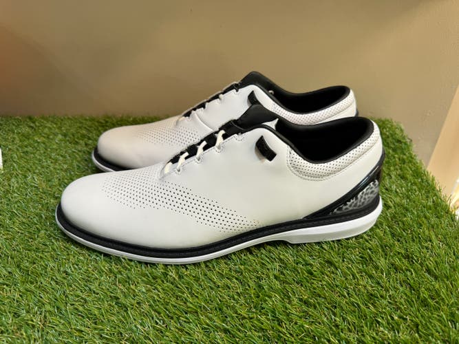 *SOLD* Jordan ADG 4 Spikeless Golf Shoes White Black Leather DM0103-110 Men Size 13 NEW