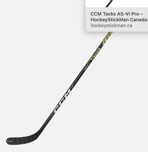 New Senior CCM Tacks AS-VI PRO Hockey Stick P29 - FREE SHIPPING to Canada