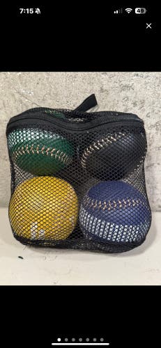 Champro Training Weighted/Heavy Oversized 12" Softballs for Pitching, Set of 4