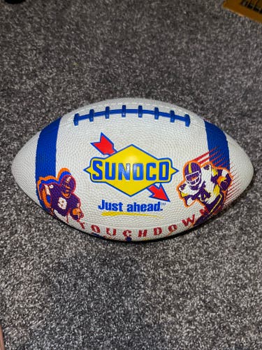Sunoco Gas Station Football Souvenir Vintage Classic Used Pre Owned Rubber Ball.