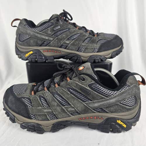 Merrell Moab Ventilator Men's 11.5 Black Hiking Shoes Suede Low Top Comfort