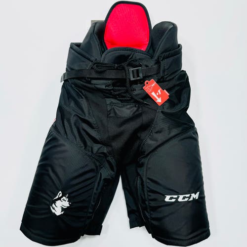 New Northeastern University CCM HPWM2 Hockey Pants- Small +1"