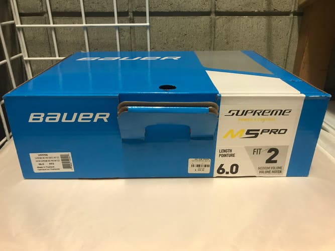 New Intermediate Bauer Supreme M5 Pro Hockey Skates