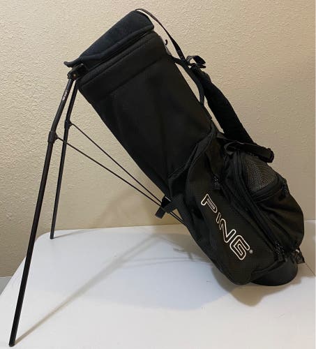 Ping Hoofer2 Dual Strap Stand Carry Golf Bag Black
