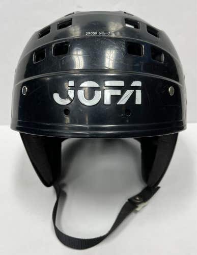 Vintage Rare Jofa 290SR hockey helmet size 6 3/4 - 7 3/8 black ice helmets